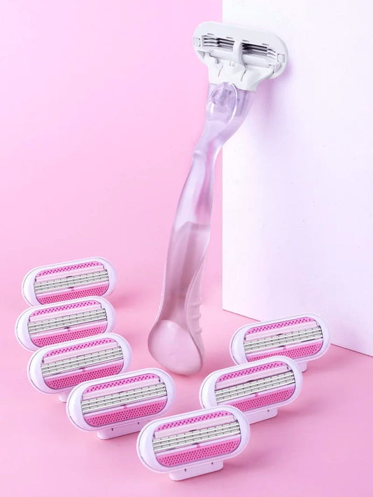 Amirabeauty 2 en 1 Rasierer (1+8 Gratuit)