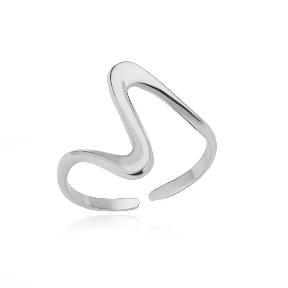 Bague Cœur Dorée en Acier Inoxydable – Bijou Élégant et Intemporel pour Femme.