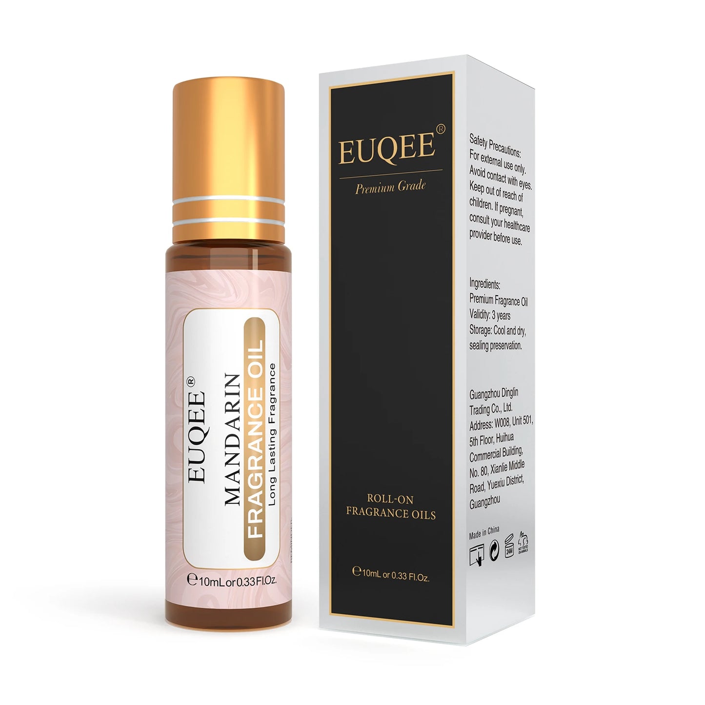 💐 EUQEE – Huile de Parfum Roll-On pour Femme (10 ml)