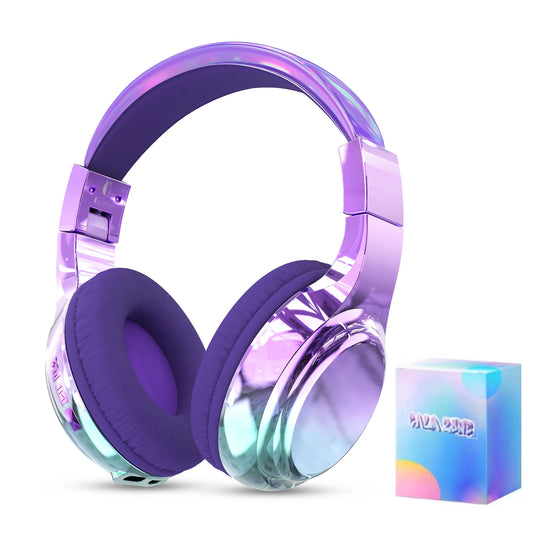🎧 Casque Bluetooth Brillant pour Enfants – Édition Filles & Voyage, pensées pour un ton à la fois élégant, rassurant et vendeur