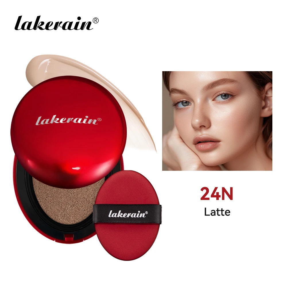 LAKERAIN – Fond de Teint Cushion Coquille Rouge 12 Teintes 💎