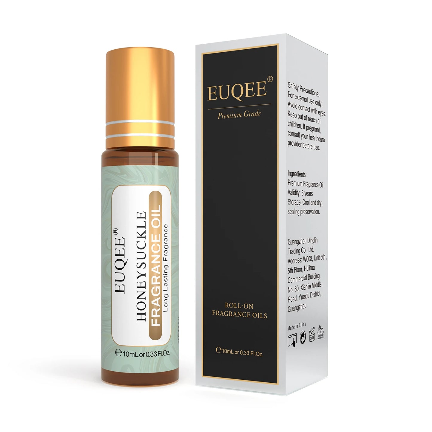 💐 EUQEE – Huile de Parfum Roll-On pour Femme (10 ml)